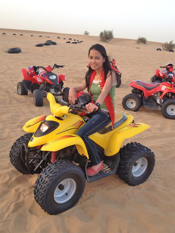 Things to Do Dubai: Quad Bike at the Desert Safari Camp