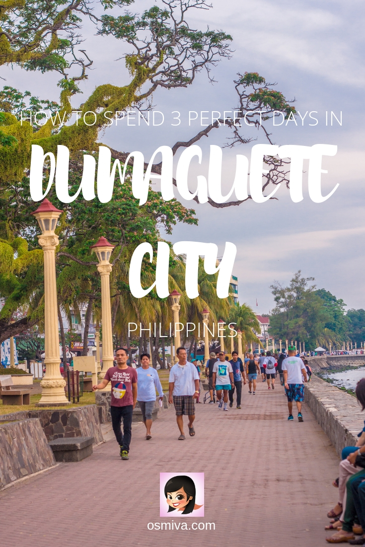 Dumaguete Itinerary: How to Visit The City in 3 Days on a Budget. Traveling to Dumaguete City in the Philippines? Spend less but see more with our 3-day itinerary! Check out how we did it with loads of tips and recommendations. #dumagetme #dumaguetecity #philippines #apoisland #manjuyodsandbar #lakebalinsasayao #lakedanao #casarorofalls #pulangbatofalls #rizalboulevard #osmiva