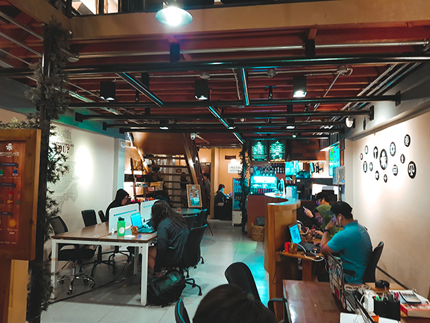 Co-Working Spaces in Cebu City: Workplace Cafe Entrance