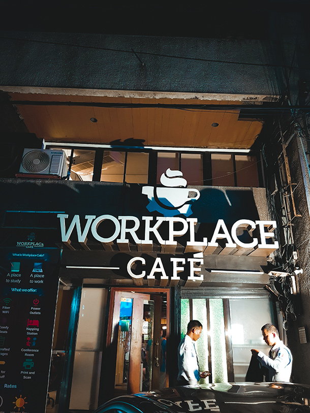 Co-Working Spaces in Cebu City: Exterior of Workplace Cafe