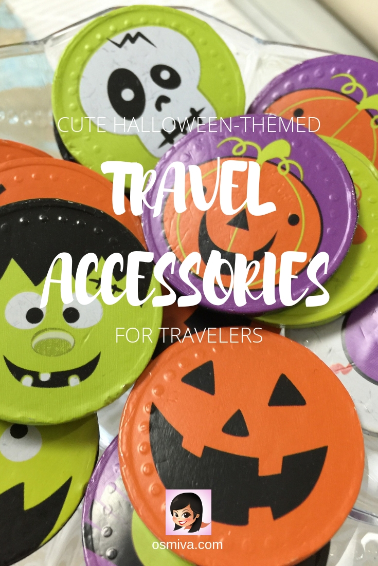 Cute Halloween-Themed Travel Toys and Accessories for Travelers. List of cute travel accessories and travel toys that you can bring with you whenever you are on the road. They are also halloween-themed so you can feel the Halloween! #traveltips #travelaccessories #halloween #travel #halloweenthemed #giftideas #osmiva