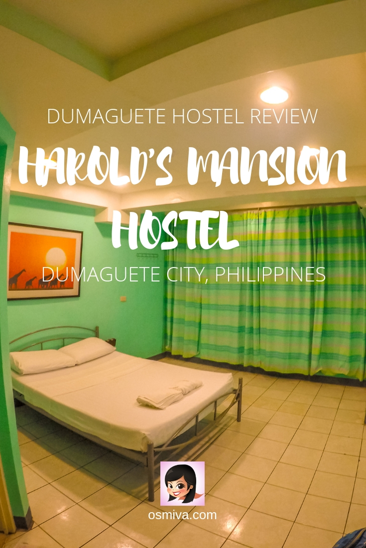 Dumaguete Hostel: A Review of the Harolds Mansion Dumaguete. Includes how to get there, how to book a room, what to expect and our over-all verdict #dumaguetehostels #affordableaccommodation #haroldsmansiondumaguete #hostelreview #osmiva