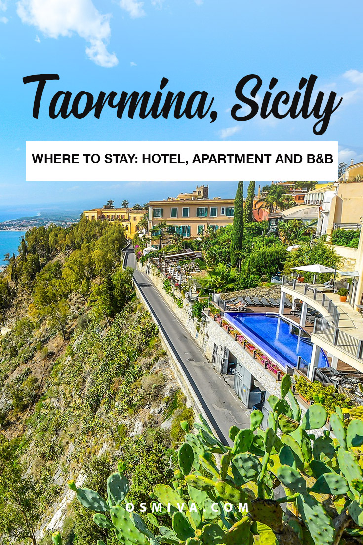 Taormina, Sicily’s Fantastic Hotels to Stay In plus Apartments and Bed and Breakfast! The list is divided based on your preference. Taormina Apartments. Taormina Bed and Breakfast. #taormina #taorminaaccommodation #taorminahotels #taorminaapartments #taorminabedandbreakfast #sicily #sicilyhotels #osmiva