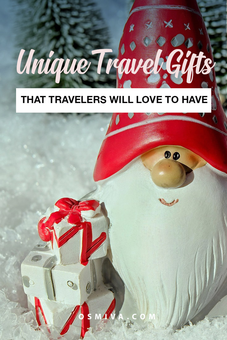 Thoughtful and Unique Travel Gifts Ideas For Frequent Travelers. List of cool gift ideas this holiday season and other occasions. Gift guide ideas for your loved one who loves to travel. #giftideas #travelgifts #giftsfortravelers #traveltips