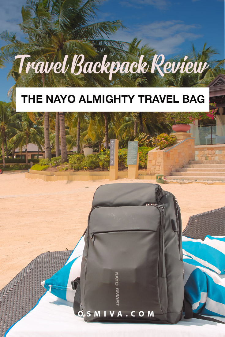 Convenient Traveling Backpacks: The NayoSmart Almighty Review. The bag for all kinds of travellers. NayoSmart Backpacks for Travelers. Our experience using the Nayo Almighty Backpack from NayoSmart. #travelproduct #travelbags #travelbackpack #nayosmart #nayoalmighty #sponsored #collaboration #brandcollaboration #traveltip