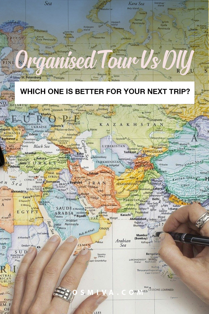 Organised Tour vs DIY: Which One is Better For Your Next Trip? Advantages of going on an organised tour. Advantages of doing it yourself (DIY). Planning your trip with an organised tour and DIY. #traveltips #organisedtours #diytravel #planningtrips