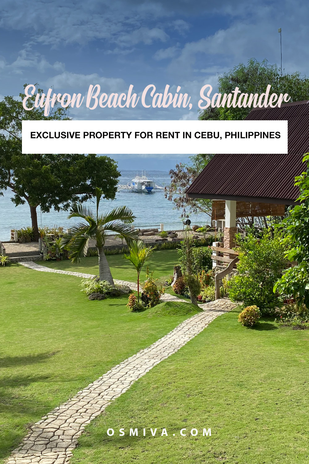 Relaxing Family Staycation at the Eufron Beach Cabin in Santander, Cebu. A nice exclusive beach property for families and big groups. Family staycation in Southern Cebu. #eufronbeachcabin #exclusiveproperty #houseforrent #familygetaway